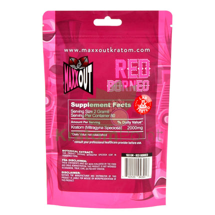 Pain Out (Maxx Out) Kratom Powder 160G Red Borneo Pain Out