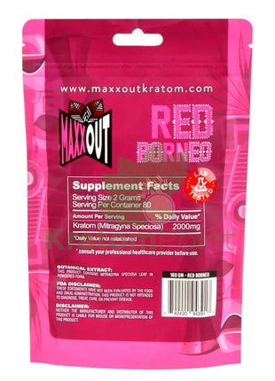 Pain Out (Maxx Out) Kratom Powder 160G Red Borneo Pain Out