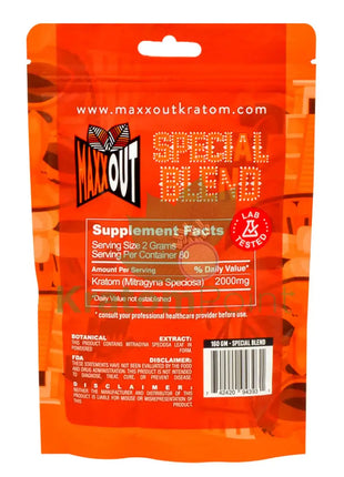 Pain Out (Maxx Out) Kratom Powder 160G Special Blend Pain Out