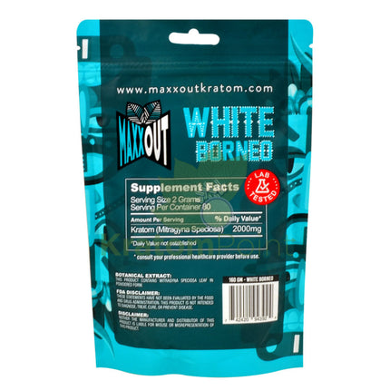 Pain Out (Maxx Out) Kratom Powder 160G White Borneo Pain Out
