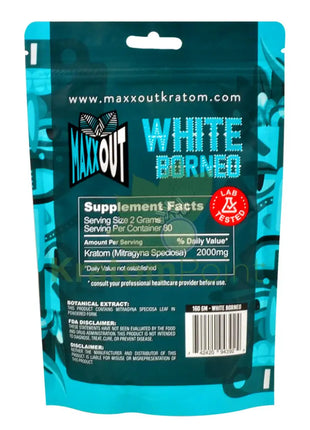 Pain Out (Maxx Out) Kratom Powder 160G White Borneo Pain Out