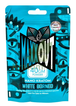 Pain Out (Maxx Out) Kratom Powder 40G White Borneo Pain Out