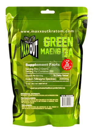 Pain Out (Maxx Out) Kratom Powder 500G Green Maeng Da Pain Out