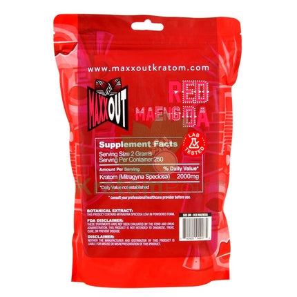 Pain Out (Maxx Out) Kratom Powder 500G Red Maeng Da Pain Out
