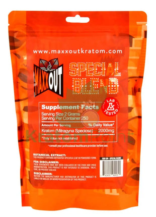 Pain Out (Maxx Out) Kratom Powder 500G Special Blend Pain Out