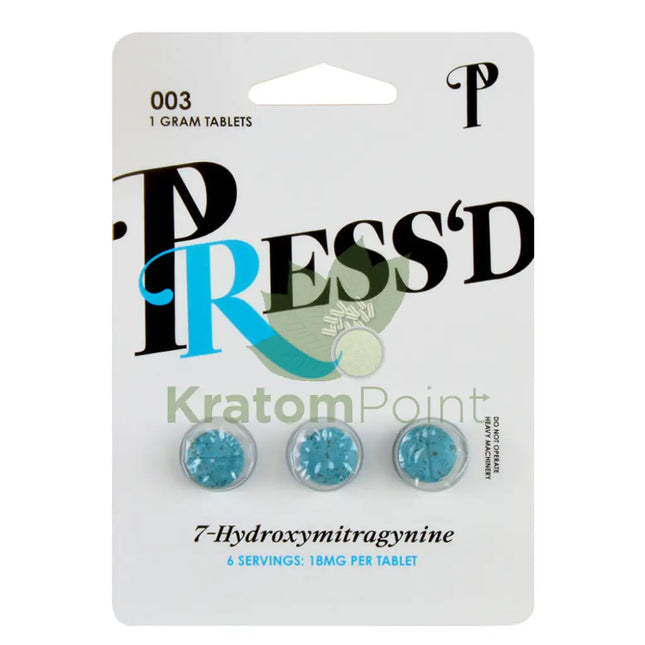 Press’d Kratom 3 Tablets