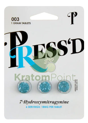 Press’d Kratom 3 Tablets