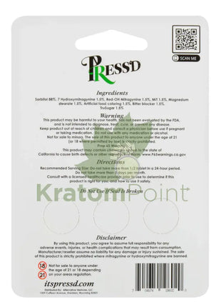 Press’d Kratom 3 Tablets (Green)