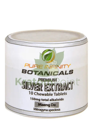 Pure Infinity Botanicals Silver Extract Kratom Tablets, 1 jar