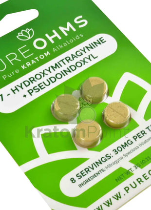 Pure Ohms 7-Hydroxy + Pseudo Tablet 30Mg 4 Count Hydroxy