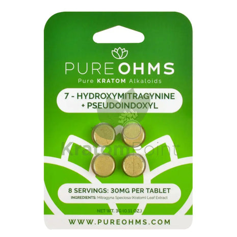 Pure Ohms 7-Hydroxy + Pseudo Tablet 30Mg 4 Count Hydroxy