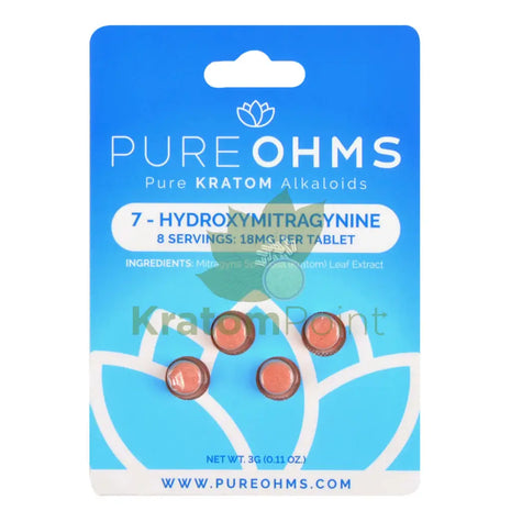 Pure Ohms 7-Hydroxy Tablet 18Mg 4 Count Hydroxy