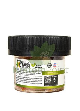 Rapper Kush Premium infused gummies, 6pieces, 25mg-vegan