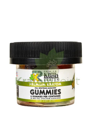 Rapper Kush Premium infused gummies, 6pieces, 25mg