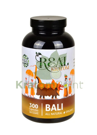 Real Kratom Bali 300 Count Kratom Capsules