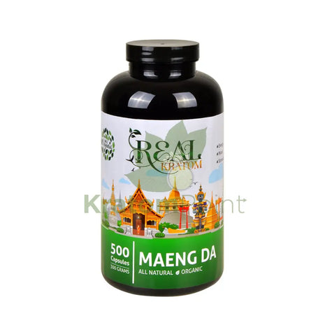 Real Kratom Maeng Da 500 Count Kratom Capsules