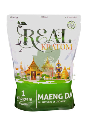 Real Kratom Green Maeng Da Kratom Powder, 1 Kilogram-new