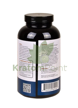 Real Kratom Malaysian 300 Count Kratom Capsules-back