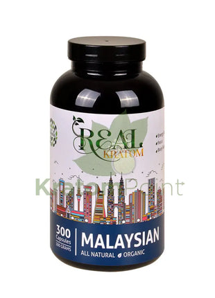 Real Kratom Malaysian 300 Count Kratom Capsules