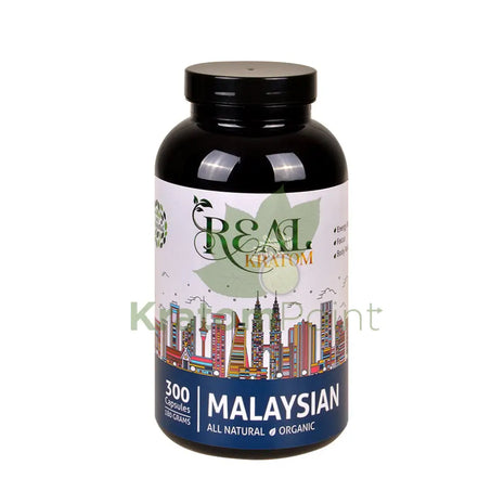 Real Kratom Malaysian 300 Count Kratom Capsules