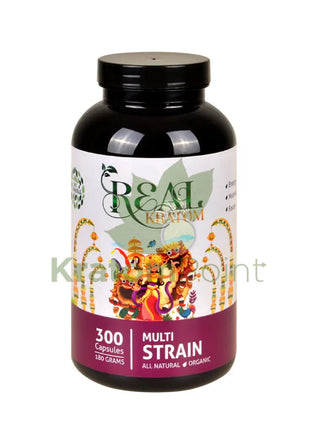 Real Kratom Multi Strain 300 Count Kratom Capsules