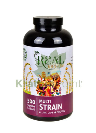 Real Kratom Multi Strain 500 Count Kratom Capsules