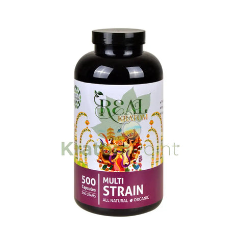 Real Kratom Multi Strain 500 Count Kratom Capsules