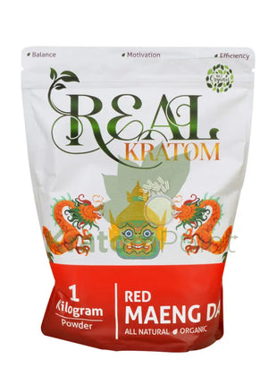 Real Kratom Red Maeng Da Kratom Powder, 1 Kilogram-new