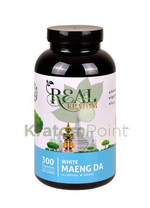 Real Kratom White Maeng Da 300 Count Kratom Capsules