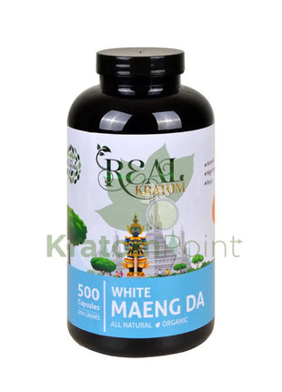 Real Kratom White Maeng Da 500 Count Kratom Capsules