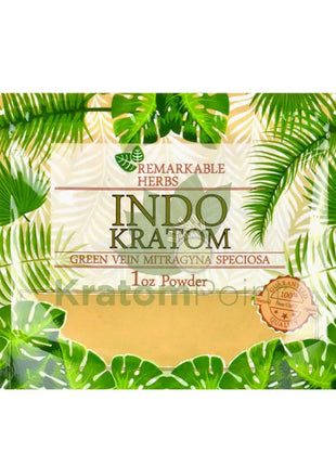 Remarkable Herbs Kratom Powder 1oz Indo