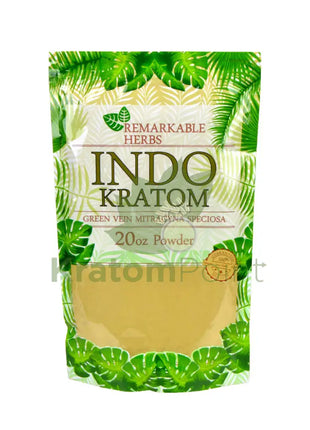 Remarkable Herbs Kratom Powder 20Oz Indo