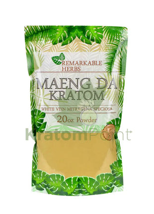 Remarkable Herbs Kratom Powder 20Oz White Maeng Da