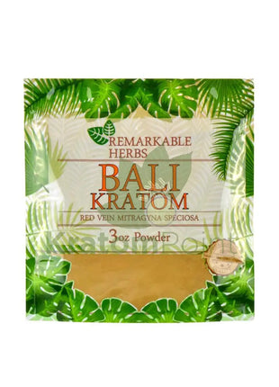 Remarkable Herbs Kratom Powder 3oz Bali