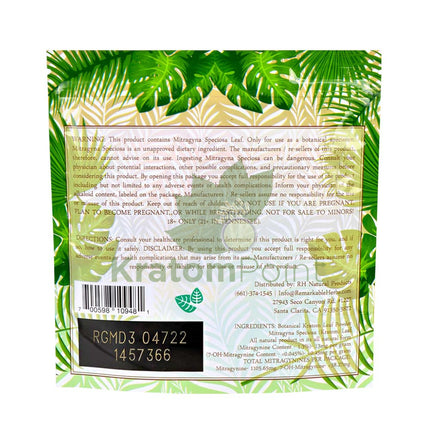 Remarkable Herbs Kratom Powder 3Oz Green Maeng Da