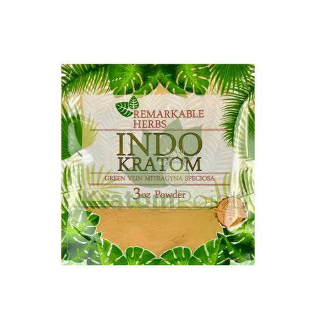 Remarkable Herbs Kratom Powder 3oz Indo