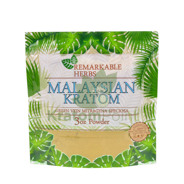 Remarkable Herbs Malaysian Kratom Powder 3oz