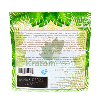 Remarkable Herbs Kratom Powder 3Oz Malaysian