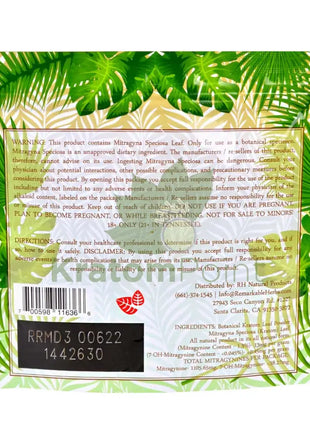 Remarkable Herbs Kratom Powder 3Oz Red Maeng Da