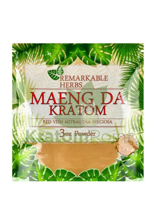 Remarkable Herbs Kratom Powder 3oz Red Maeng Da