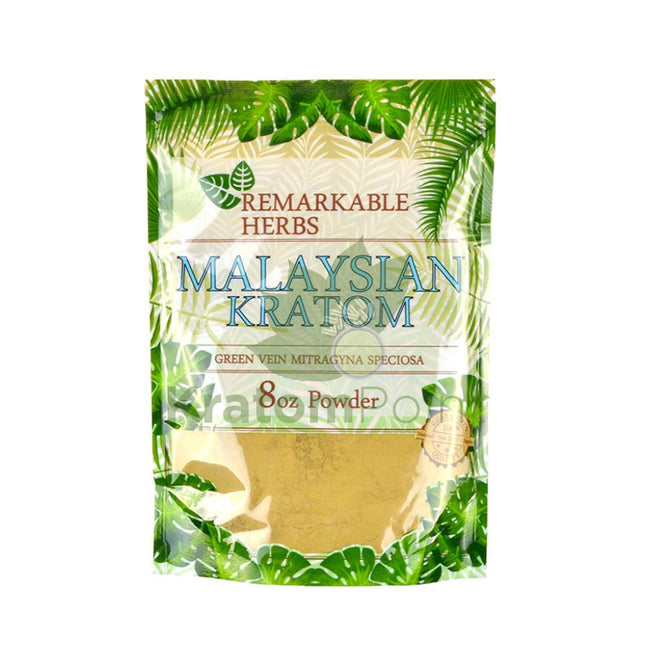 Remarkable Herbs Kratom powder Malaysian 8oz