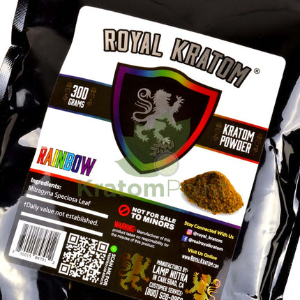Royal Kratom Rainbow Powder 300 Grams