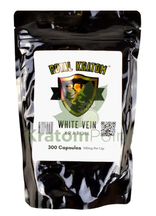 Royal Kratom White Vein Capsules 300Ct