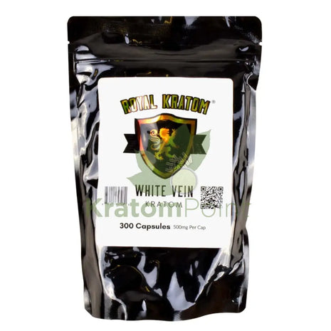 Royal Kratom White Vein Capsules 300Ct