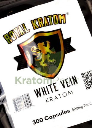 Royal Kratom White Vein Capsules 300Ct