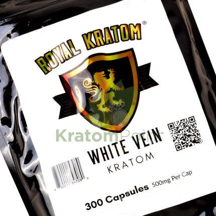 Royal Kratom White Vein Capsules 300Ct