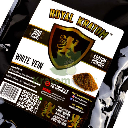 Royal Kratom White Vein Powder 300 Grams