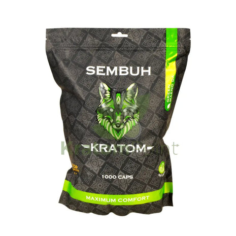 Sembuh Green Maeng Da Kratom Capsules 1000 Count