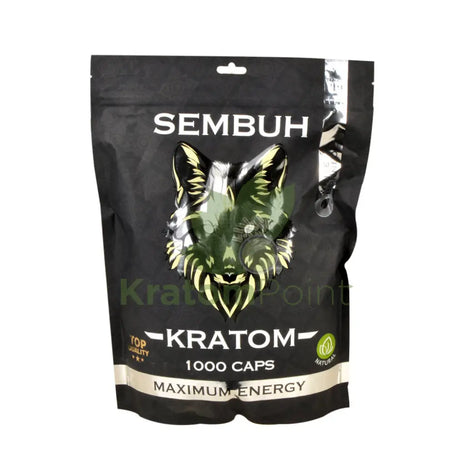 Sembuh White Borneo Kratom Capsules 1000 Count