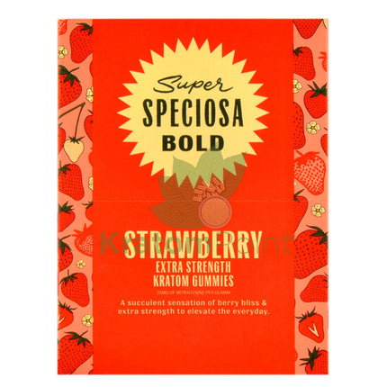 Super Speciosa Extra Strength Strawberry Kratom Gummies 4 Count
